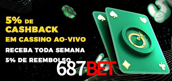 Promoções do cassino ao Vivo 687bet